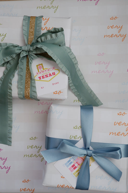The So Very Merry Wrapping Paper