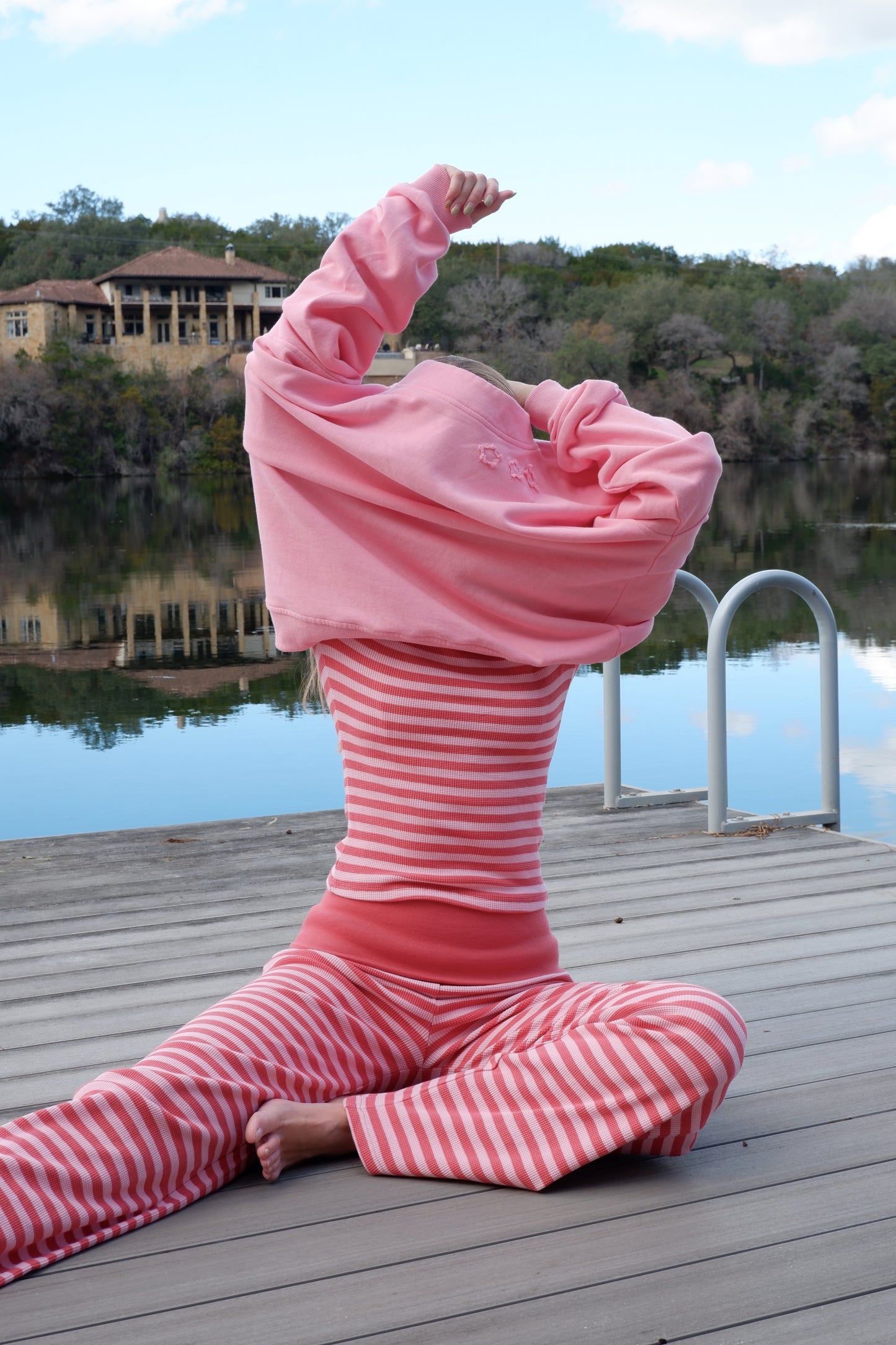 The Pink on Pink Stripe Set