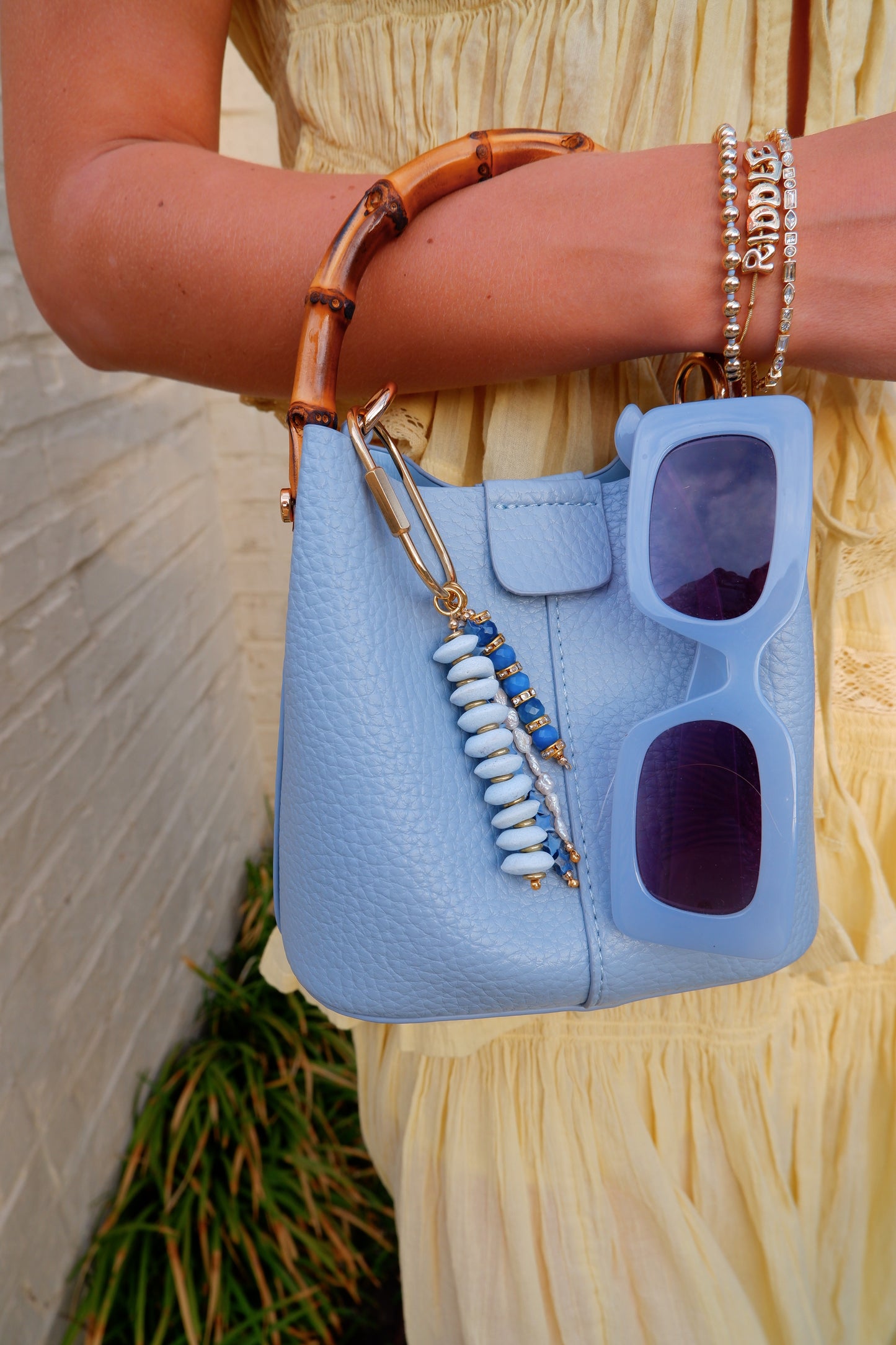 Spring Beaded Bag Charms