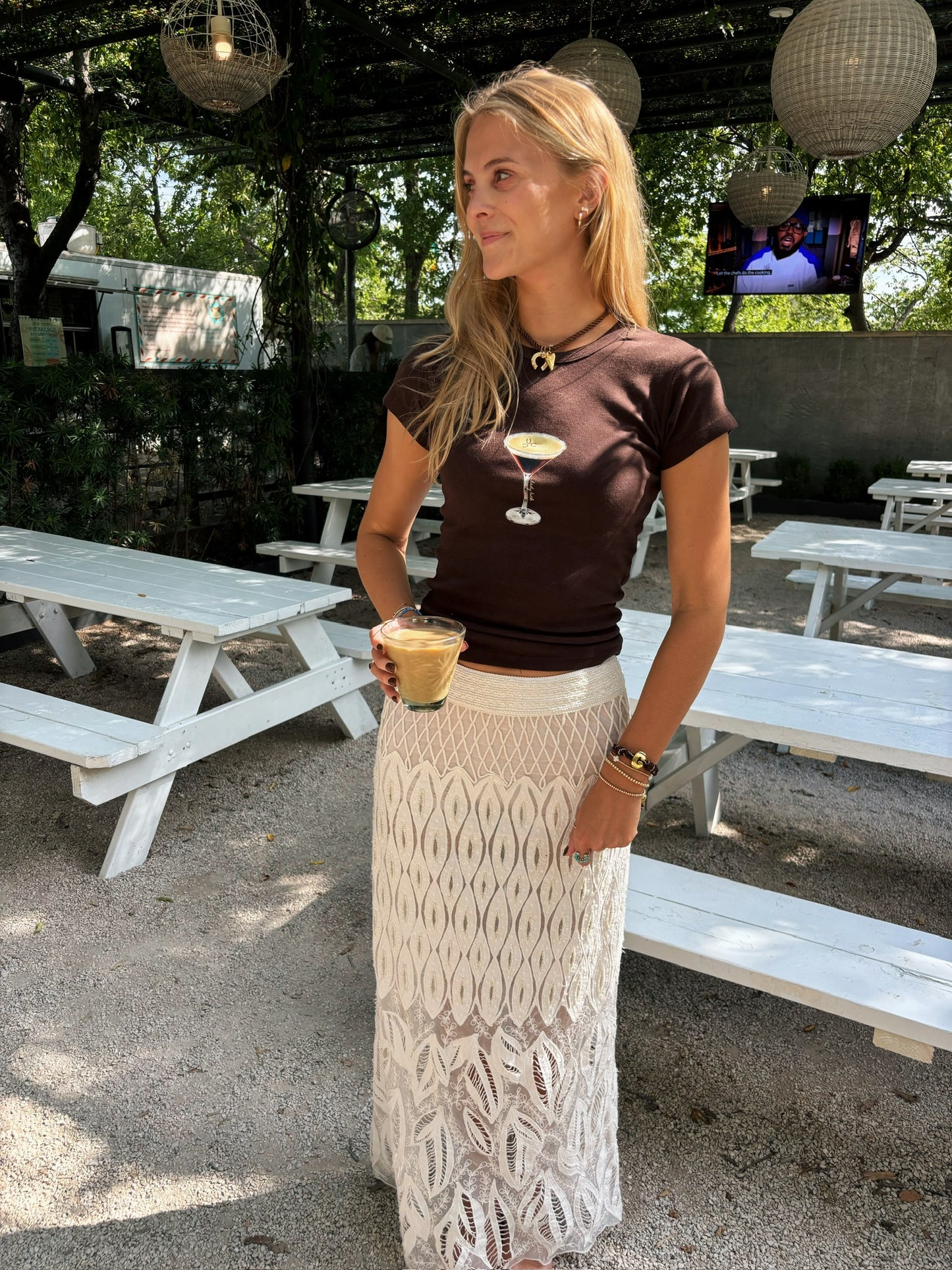 The Lady Luck Espresso Martini Baby Tee