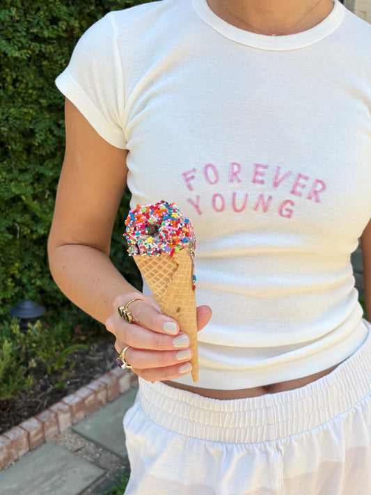 The Forever Young Baby Tee