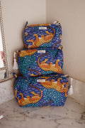 The Blue Tiger Vanity Bag Set
