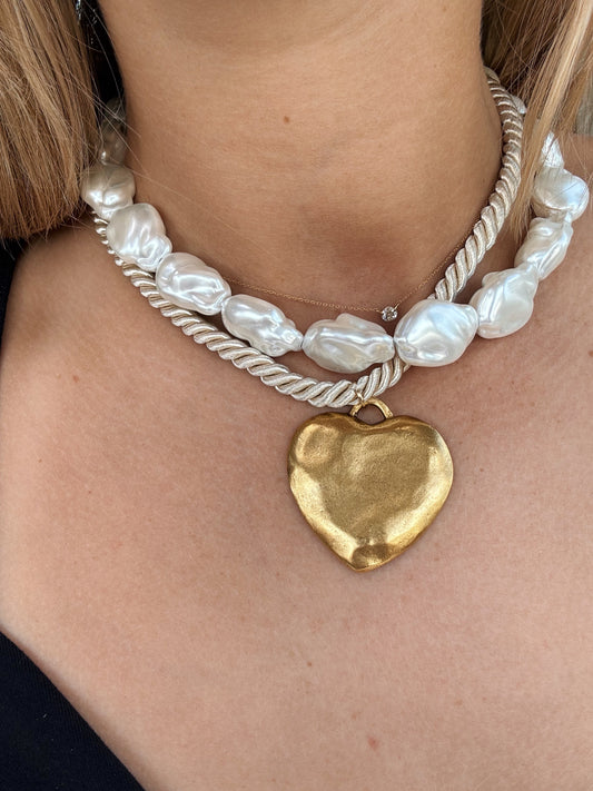 The Cord Heart Necklace