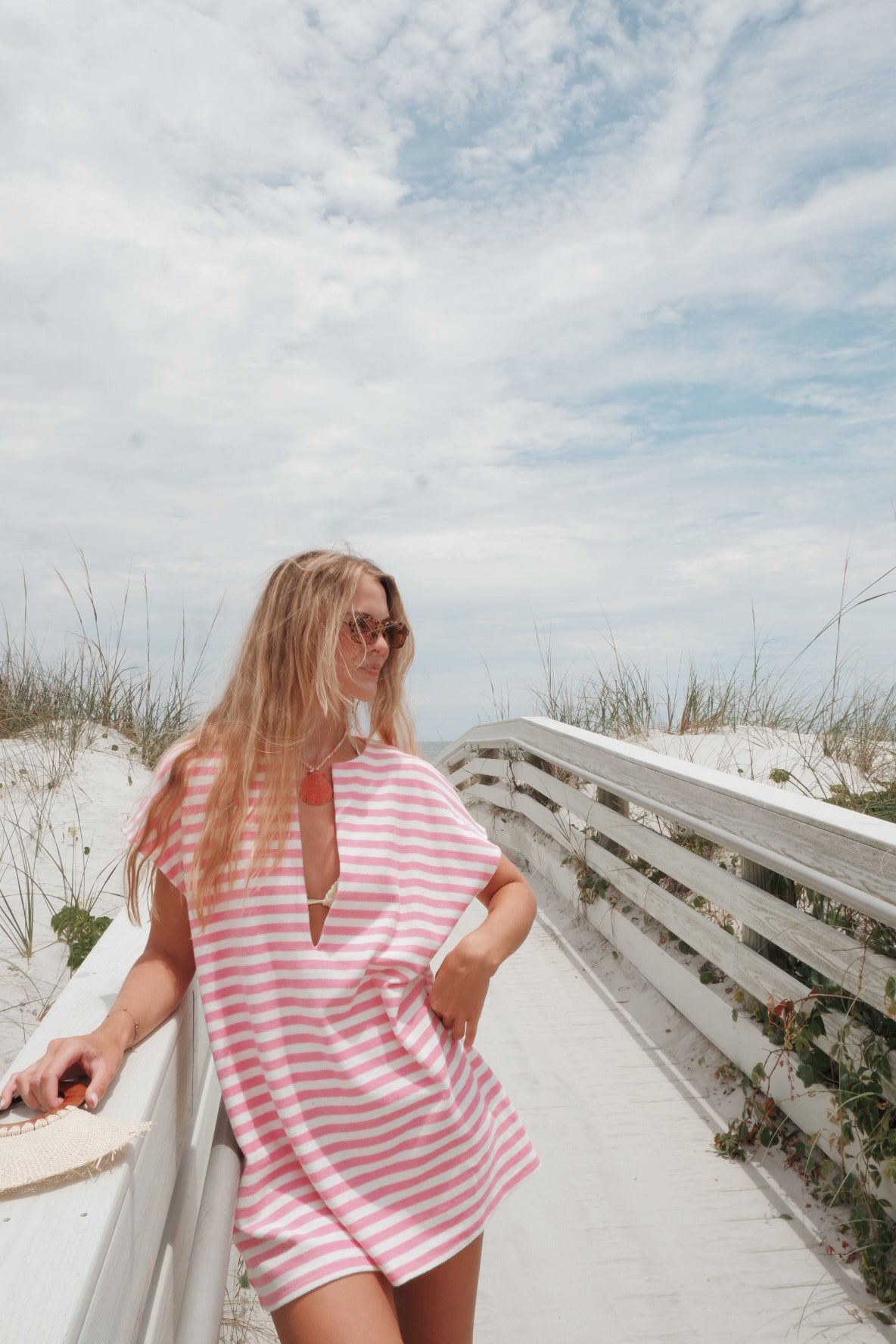The Flamingo and Sand Striped Mini