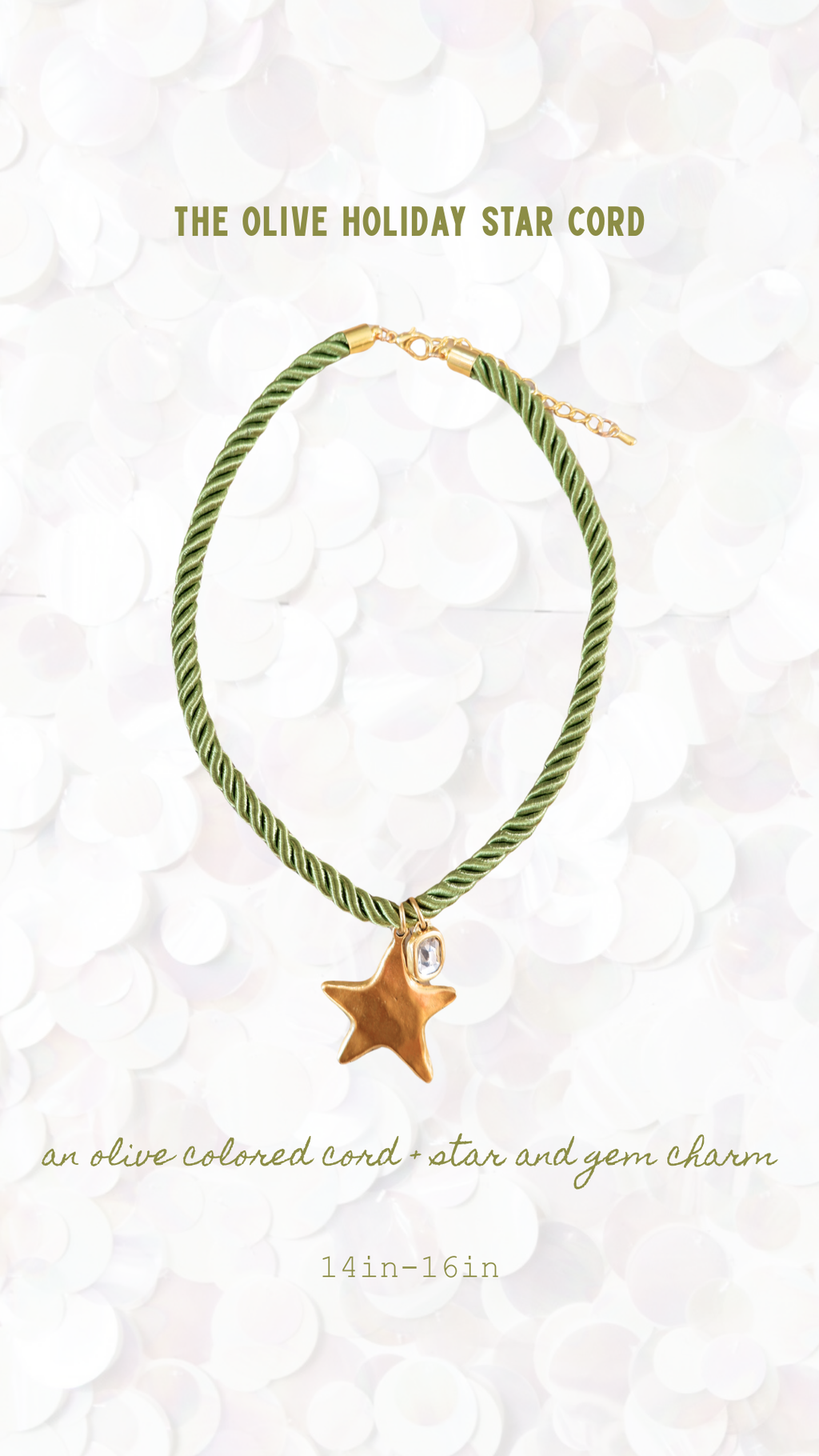 The Olive Holiday Star Cord
