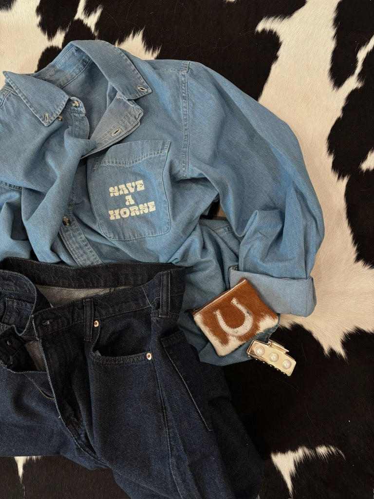 The Save A Horse Button Up
