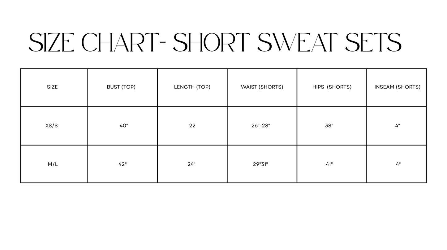 The Lucky Star Sweat Sets In Denim Blue