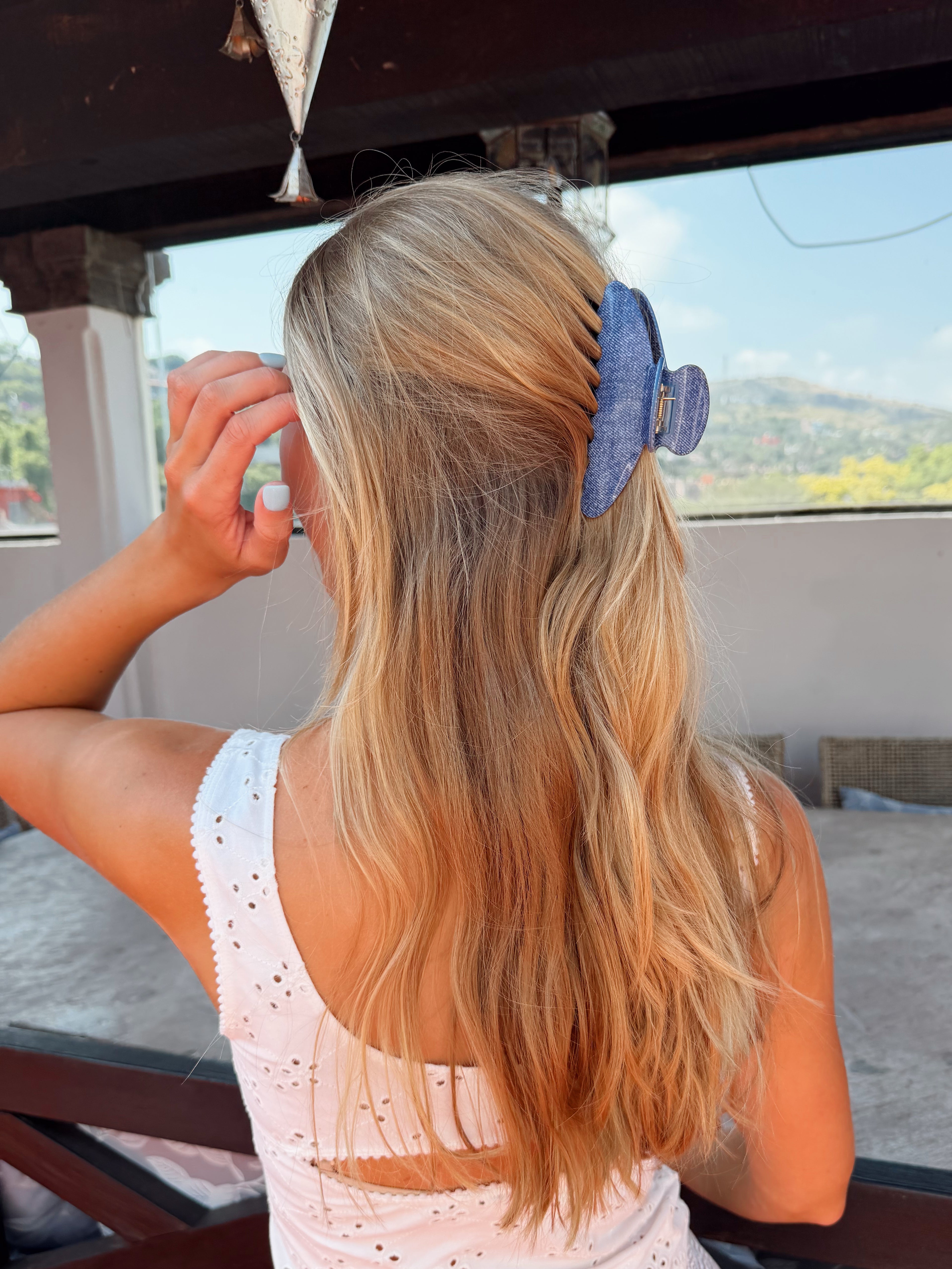 The Denim Claw Clip