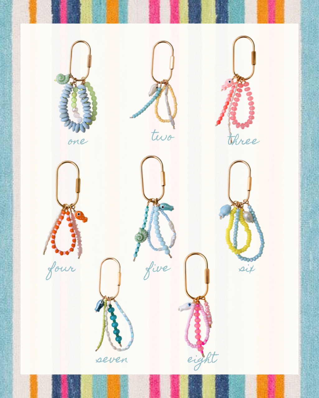 The Summer Bag Charms