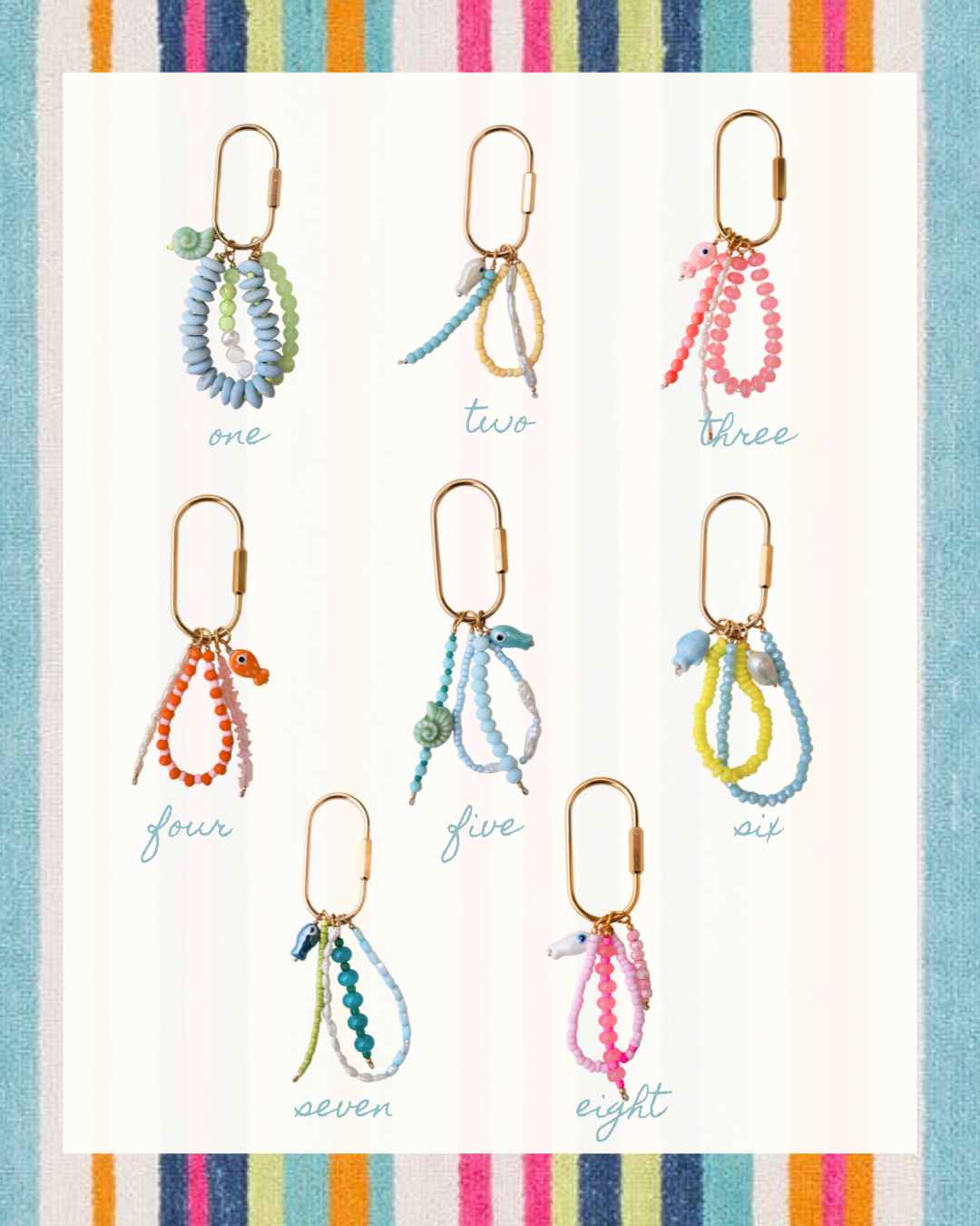The Summer Bag Charms
