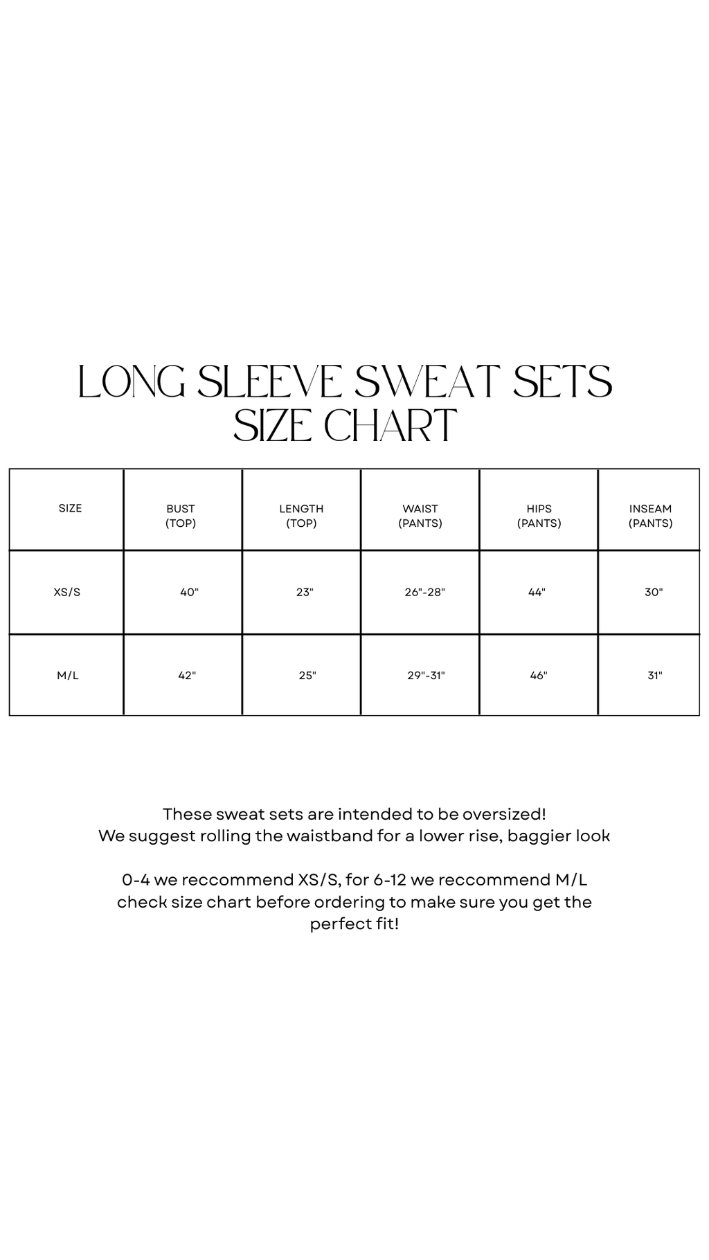 The Lucky Star Long Sleeve Sweat Set in White
