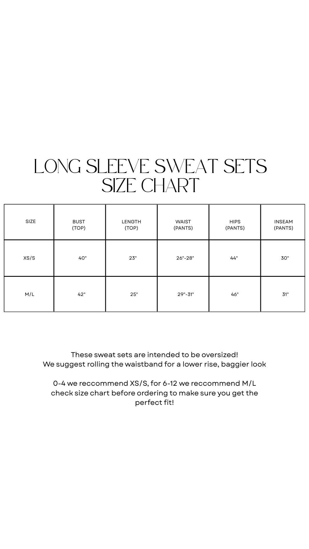 The Lucky Star Long Sleeve Sweat Set in White
